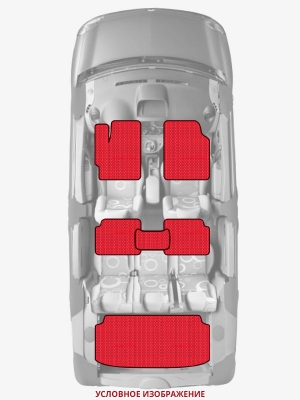ЭВА коврики «Queen Lux» комплект для Smart Roadster